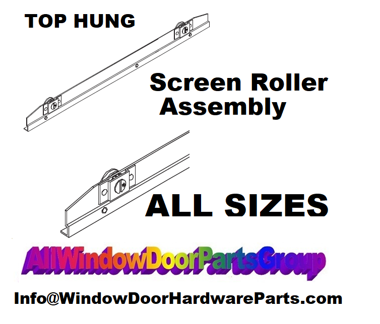 Marvin Screen Door Parts Top Hung Roller Bar Assembly All Window